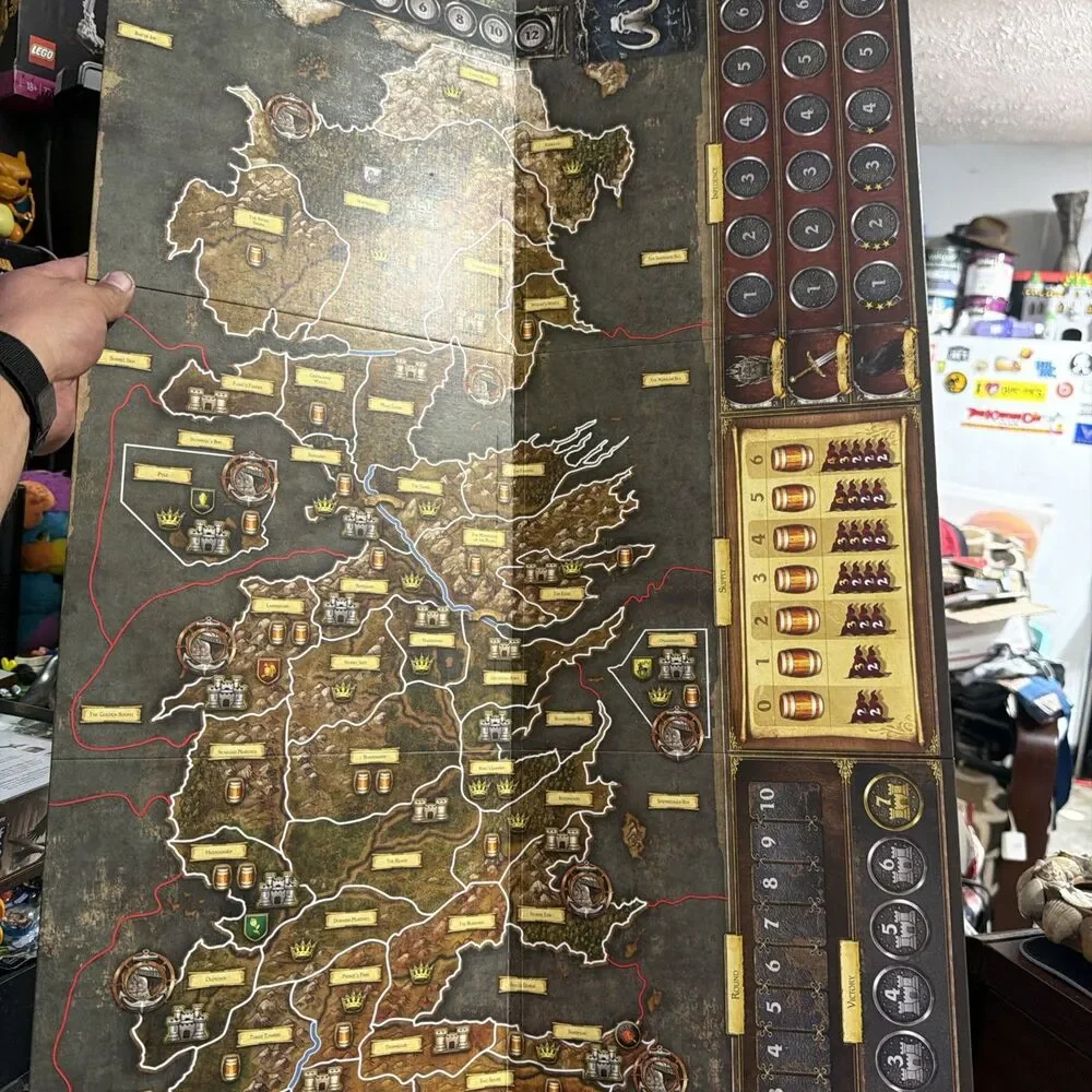 A Game of Thrones Board Game 2nd Edition Fantasy Flight Believed Complete C Pics